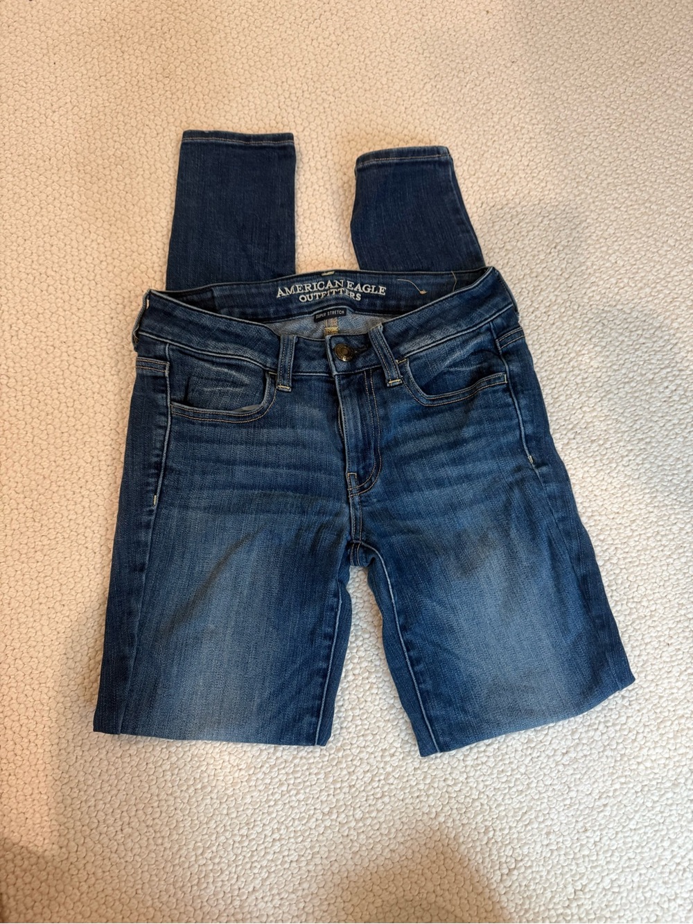 American Eagle Outfitters Dark Blue Women’s Skinny Jeans